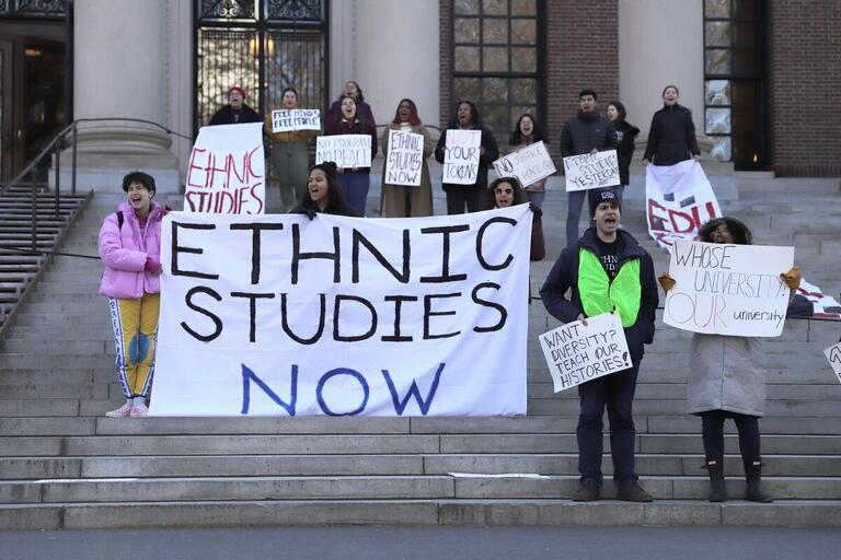 Student protests for Ethnic Studies at Harvard University