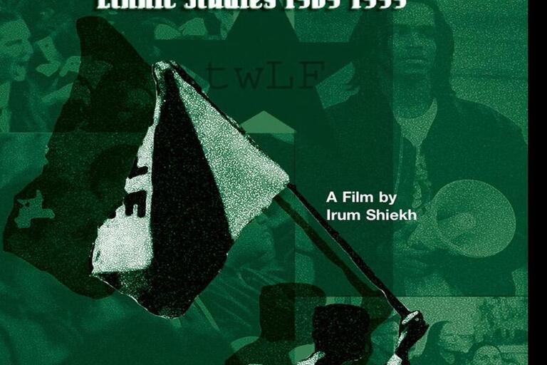 Green poster for the film "On Strike: Ethnic Studies - 1969-1999".